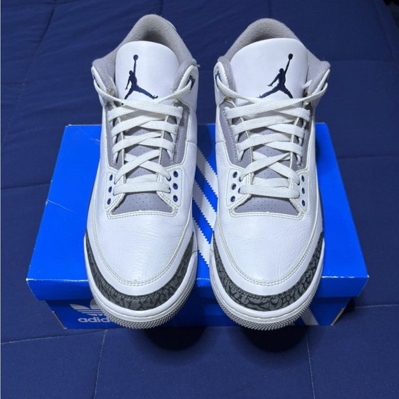 Jordan Other - Air Jordan 3 Retro Midnight Navy 2023 Size 11.5